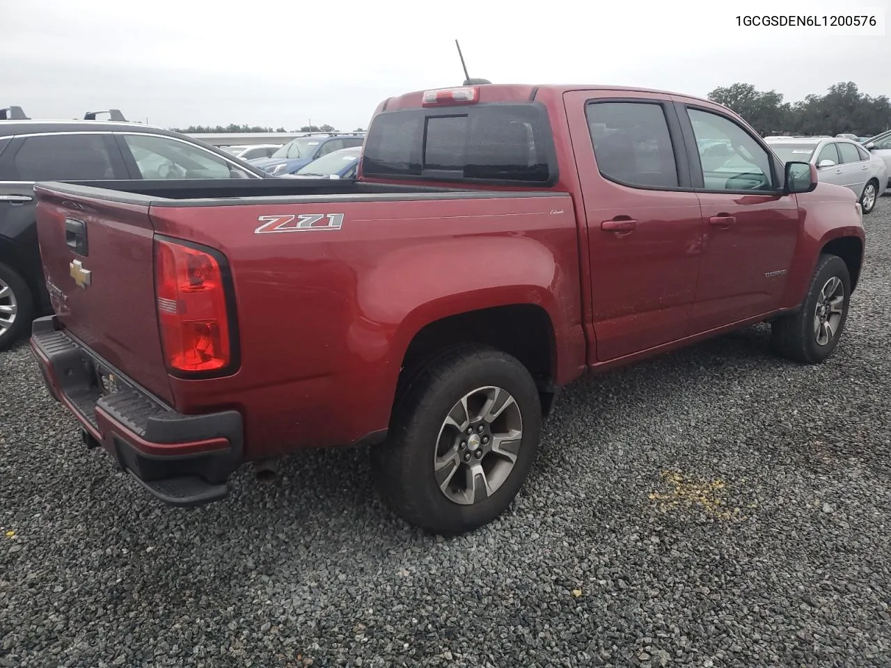 2020 Chevrolet Colorado Z71 VIN: 1GCGSDEN6L1200576 Lot: 74831884