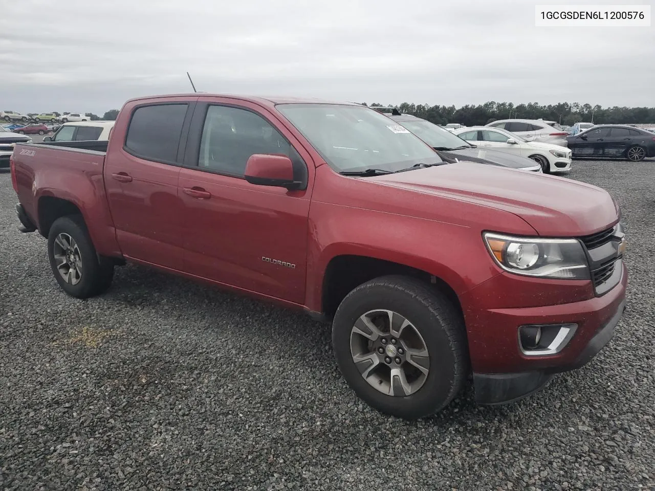 2020 Chevrolet Colorado Z71 VIN: 1GCGSDEN6L1200576 Lot: 74831884