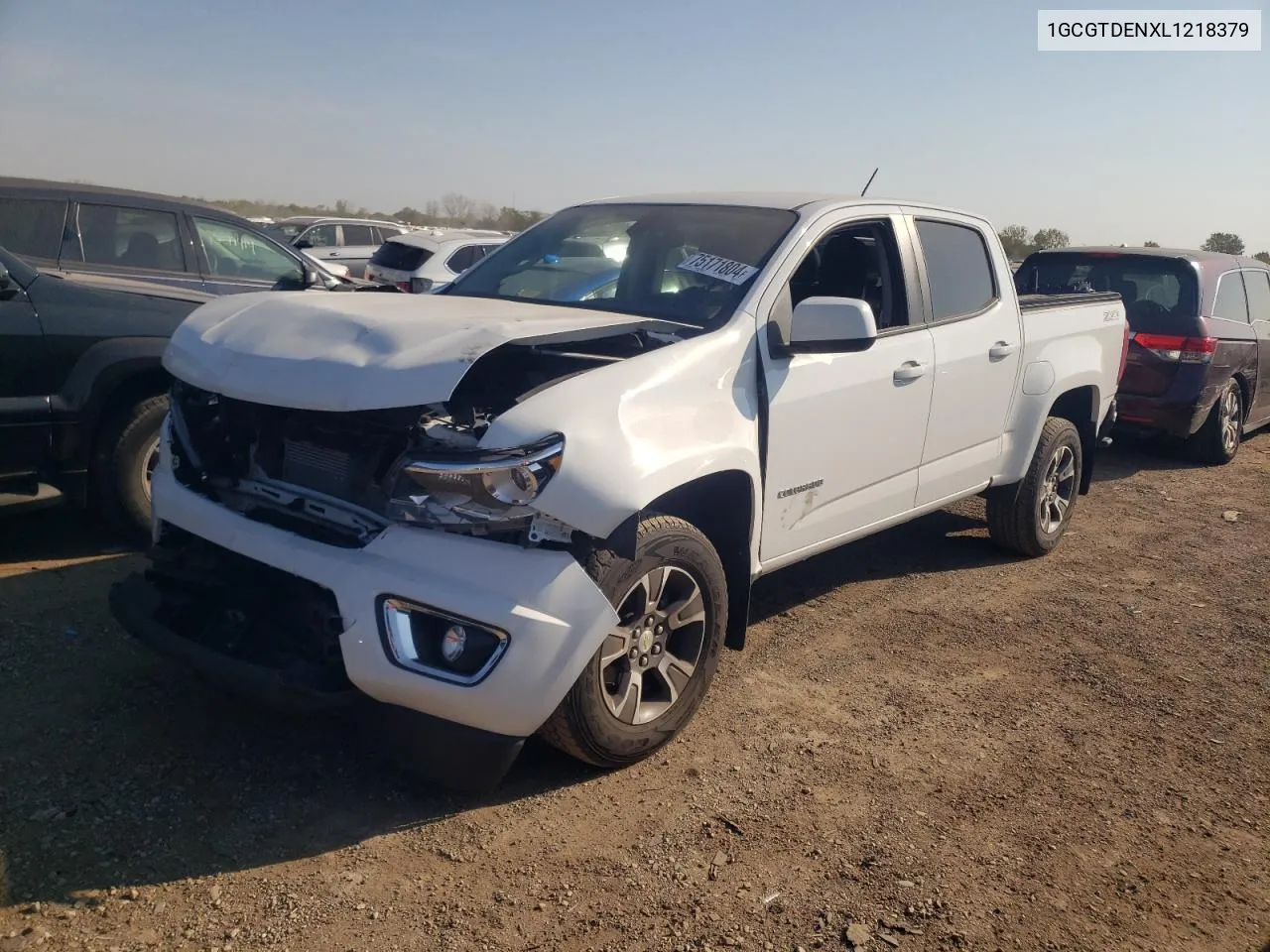 2020 Chevrolet Colorado Z71 VIN: 1GCGTDENXL1218379 Lot: 75171804