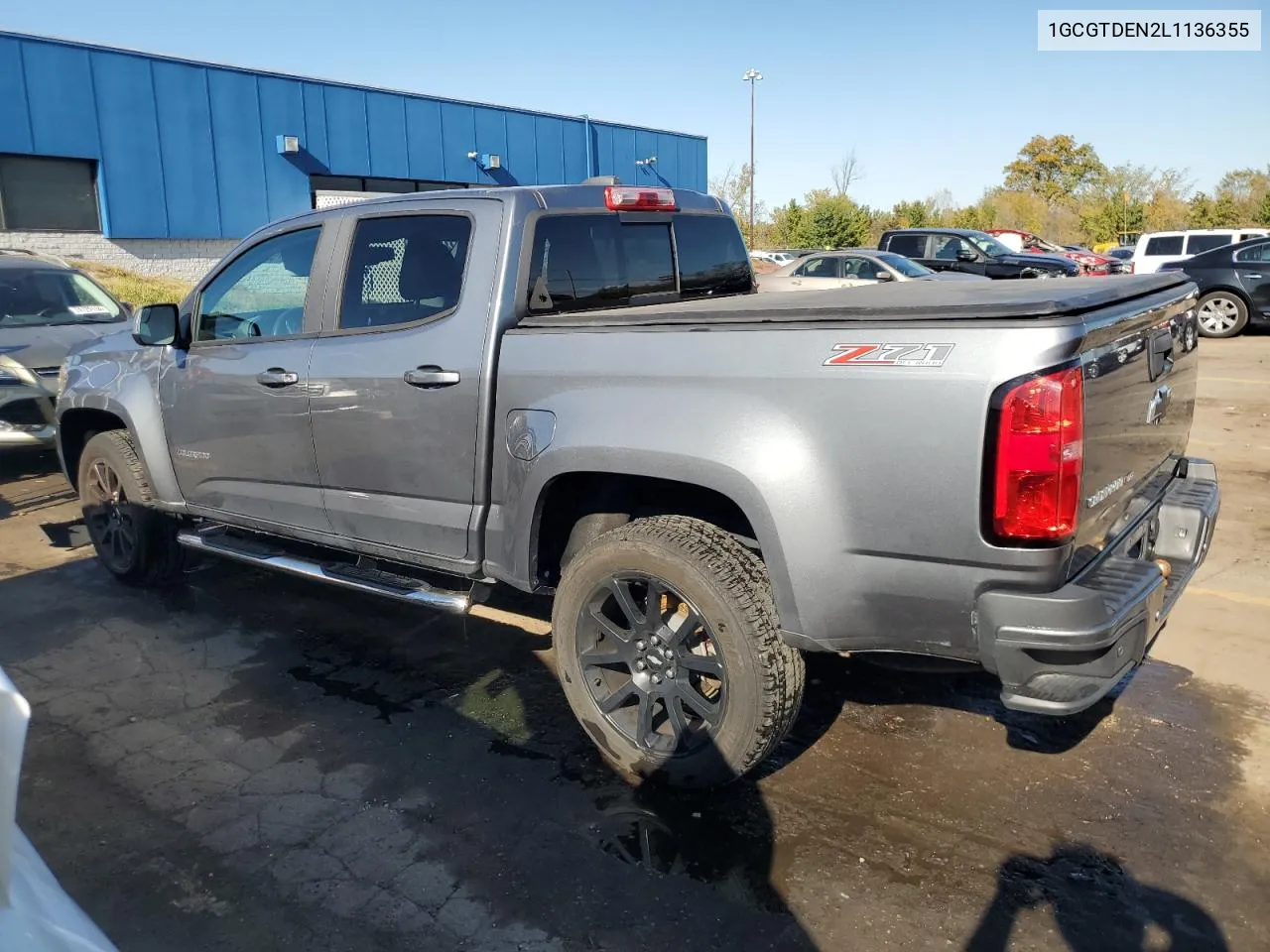 2020 Chevrolet Colorado Z71 VIN: 1GCGTDEN2L1136355 Lot: 75312944