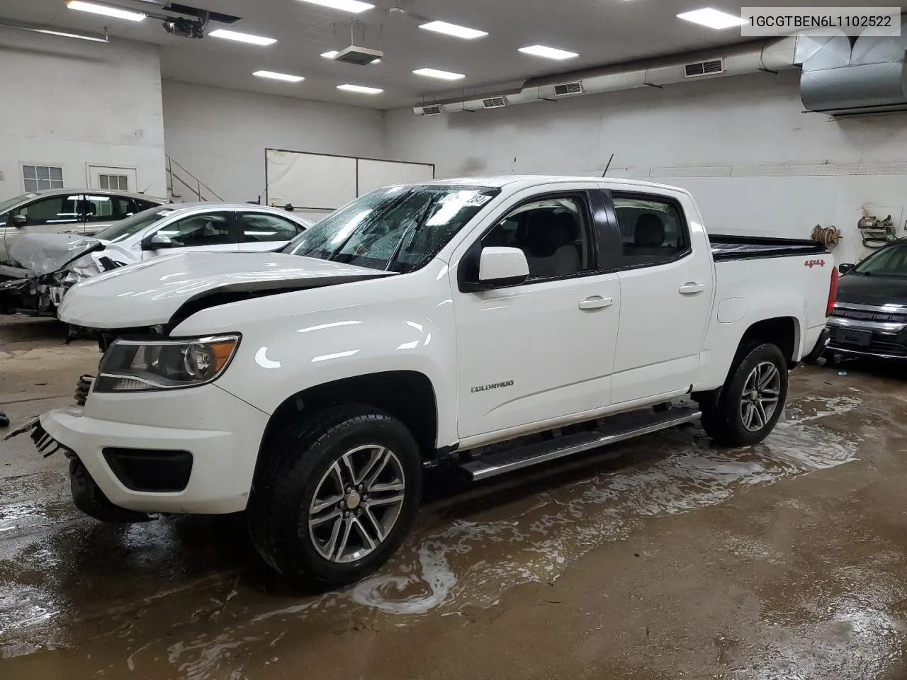 2020 Chevrolet Colorado VIN: 1GCGTBEN6L1102522 Lot: 75854284