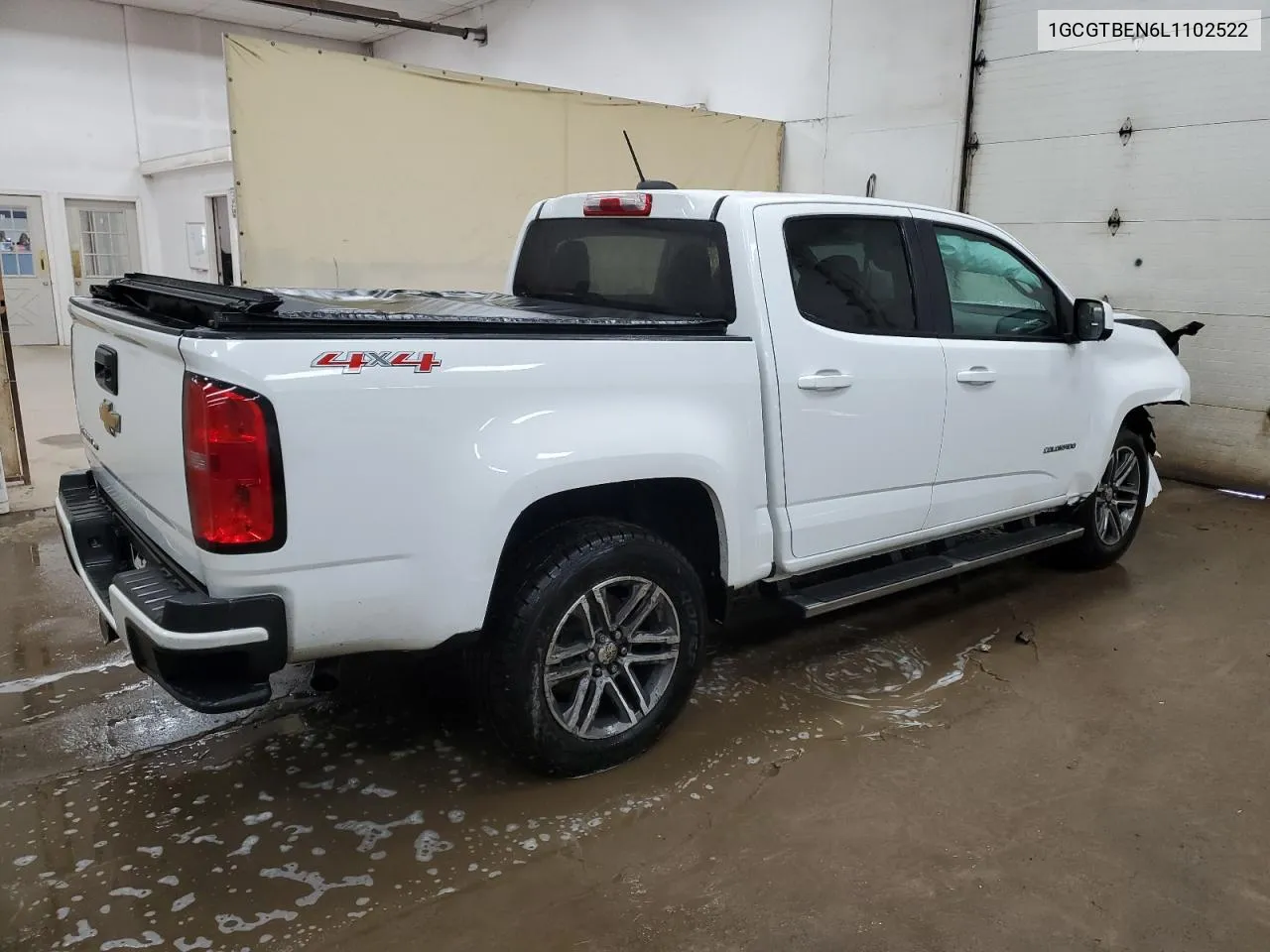 2020 Chevrolet Colorado VIN: 1GCGTBEN6L1102522 Lot: 75854284