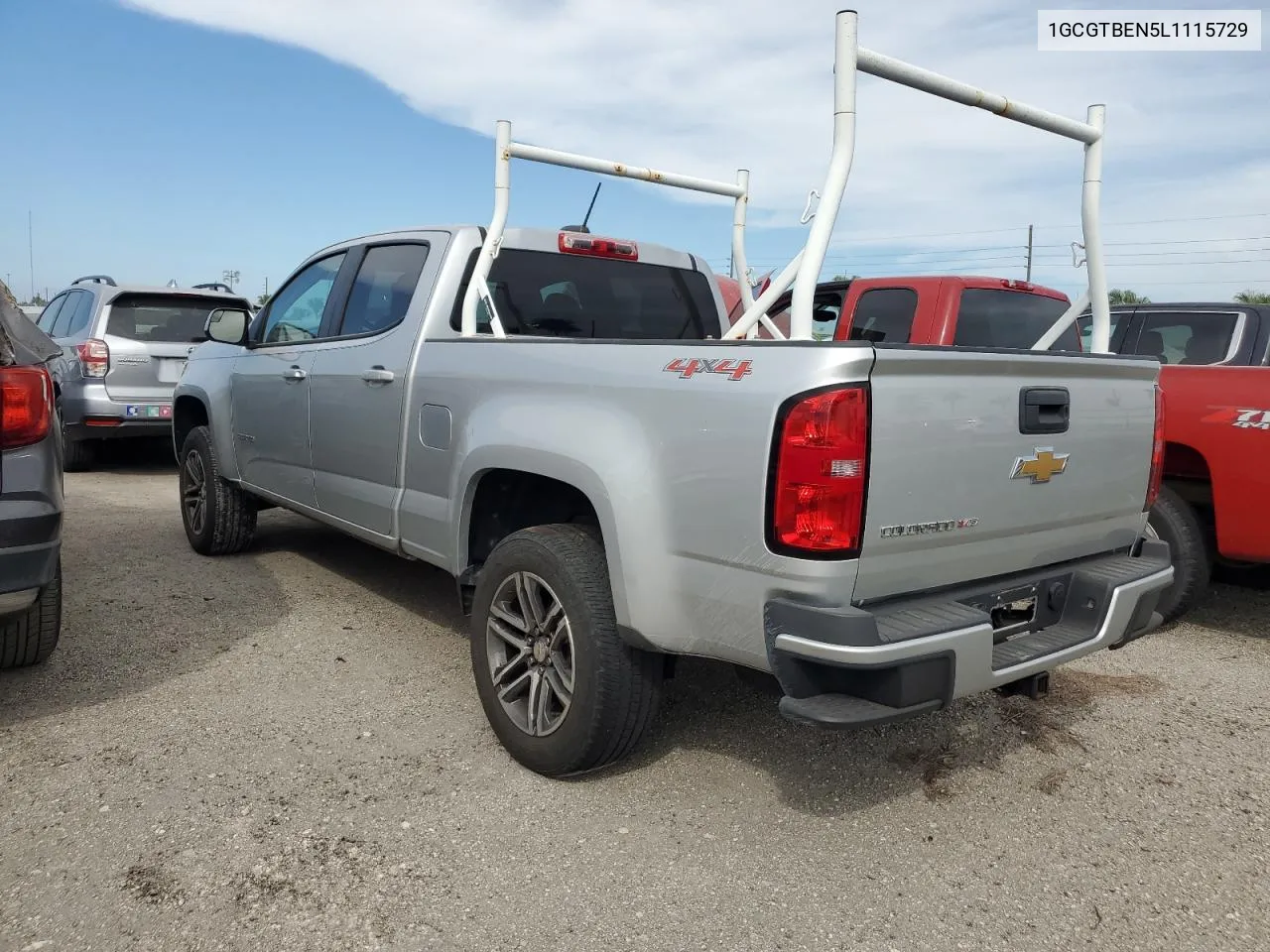 2020 Chevrolet Colorado VIN: 1GCGTBEN5L1115729 Lot: 76231794