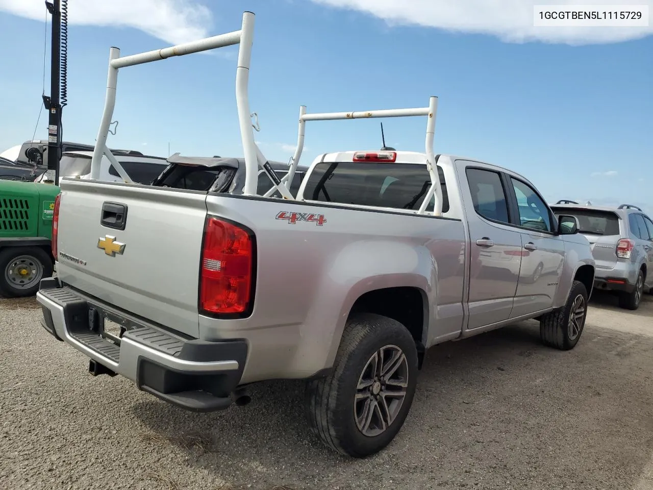 2020 Chevrolet Colorado VIN: 1GCGTBEN5L1115729 Lot: 76231794