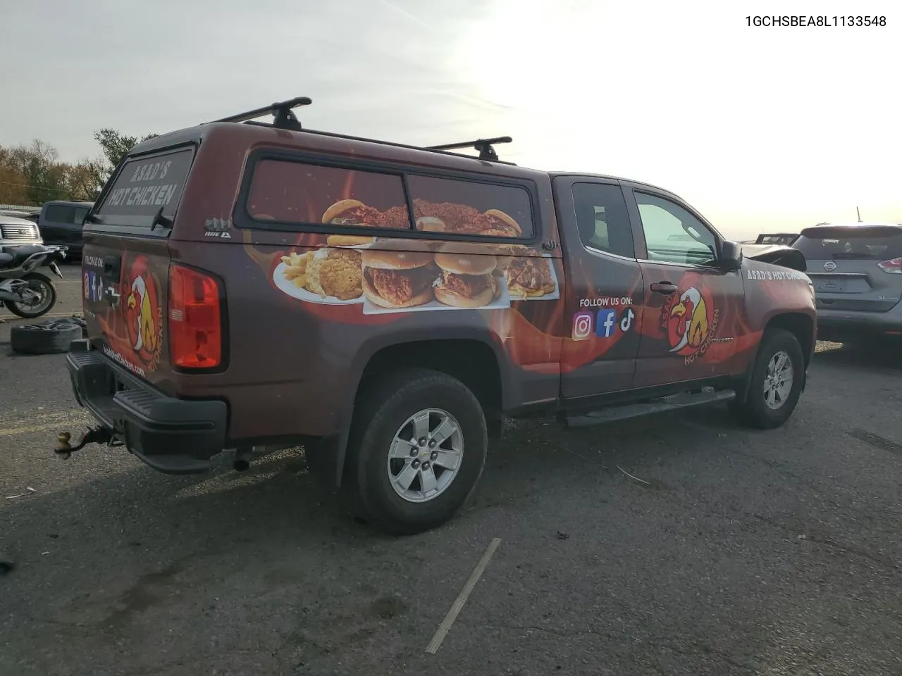 2020 Chevrolet Colorado VIN: 1GCHSBEA8L1133548 Lot: 76348214