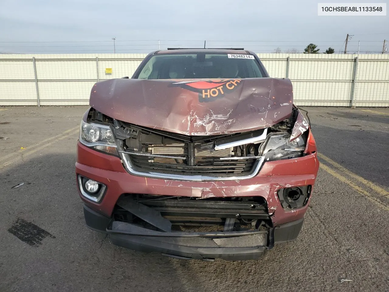 2020 Chevrolet Colorado VIN: 1GCHSBEA8L1133548 Lot: 76348214