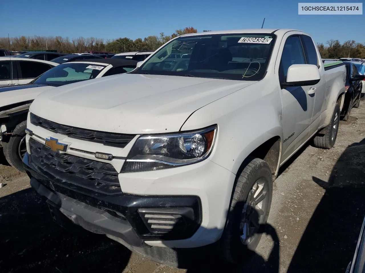 2020 Chevrolet Colorado Lt VIN: 1GCHSCEA2L1215474 Lot: 76504364