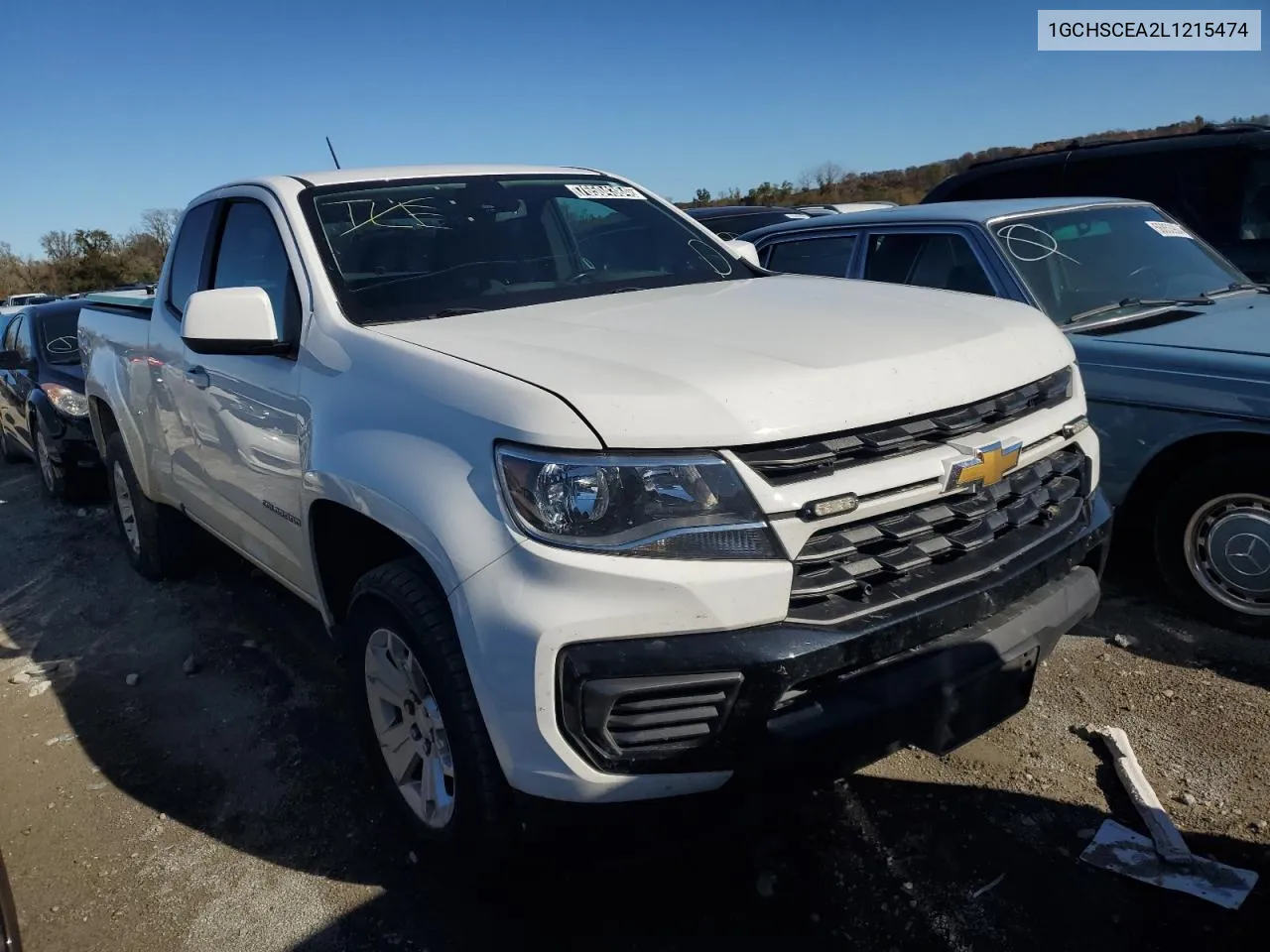 2020 Chevrolet Colorado Lt VIN: 1GCHSCEA2L1215474 Lot: 76504364