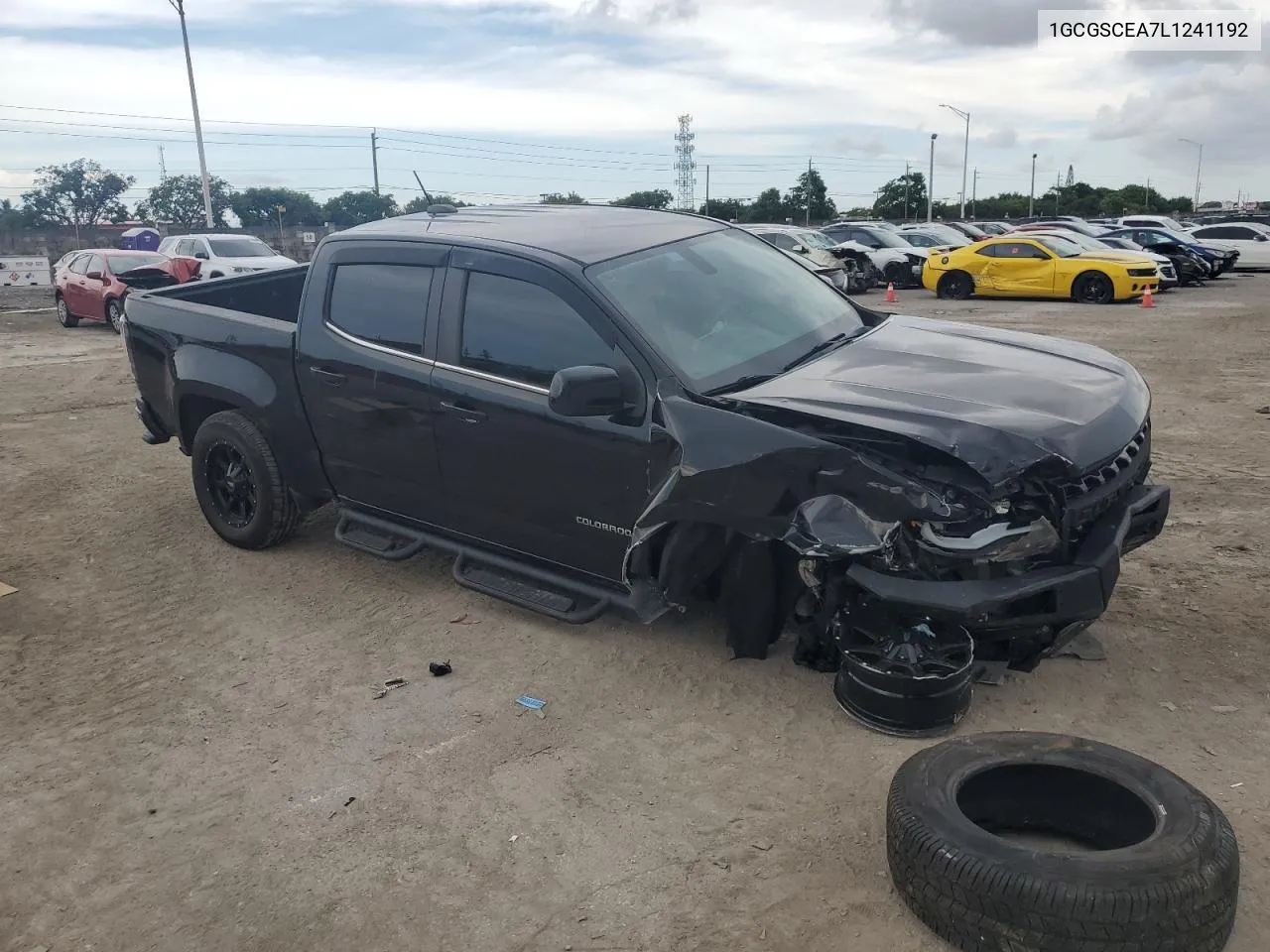 2020 Chevrolet Colorado Lt VIN: 1GCGSCEA7L1241192 Lot: 76847474