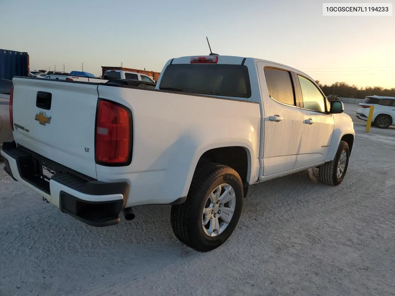 2020 Chevrolet Colorado Lt VIN: 1GCGSCEN7L1194233 Lot: 76934104