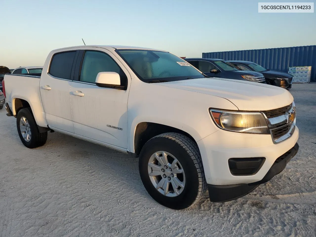 2020 Chevrolet Colorado Lt VIN: 1GCGSCEN7L1194233 Lot: 76934104