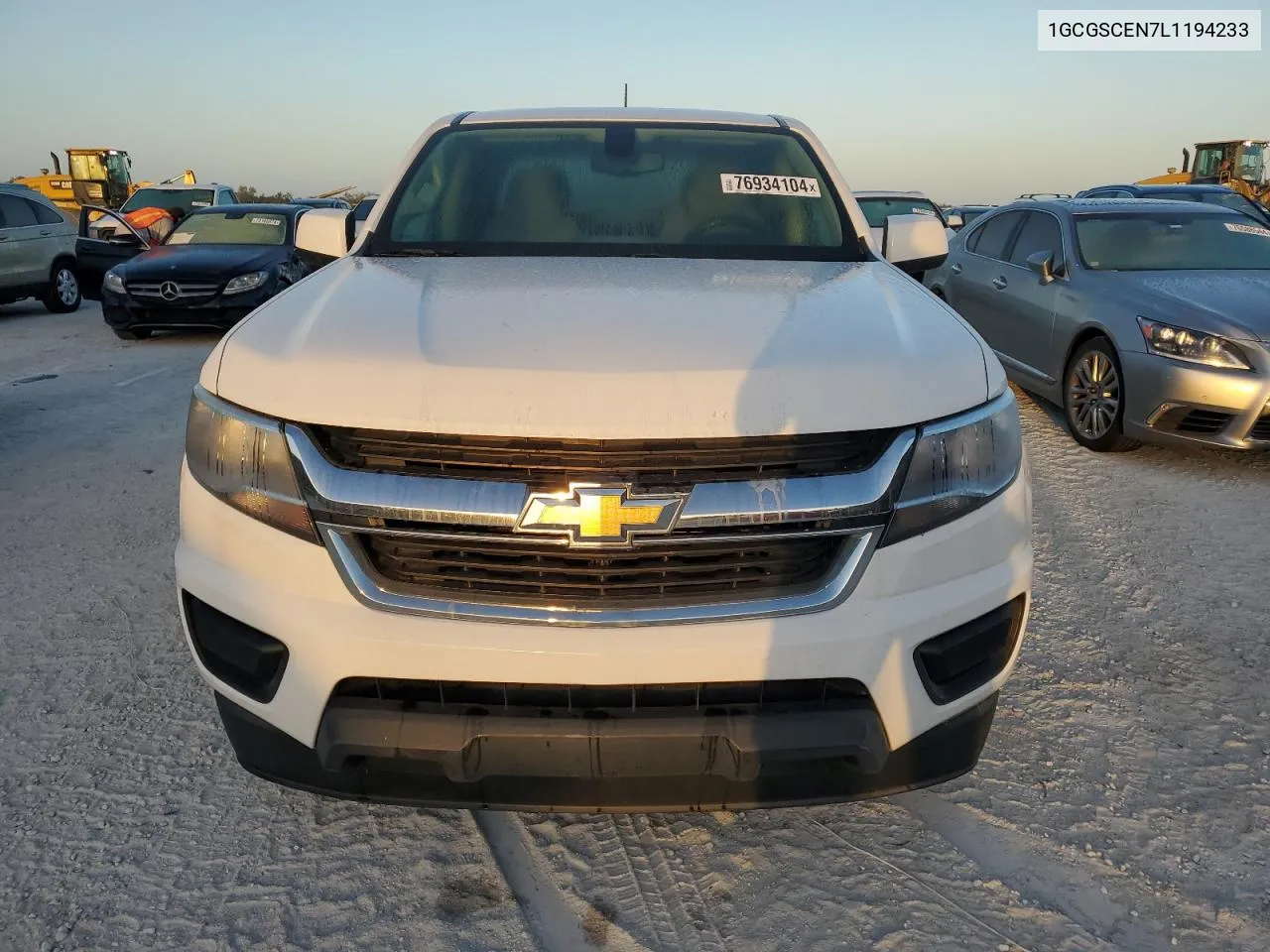 2020 Chevrolet Colorado Lt VIN: 1GCGSCEN7L1194233 Lot: 76934104