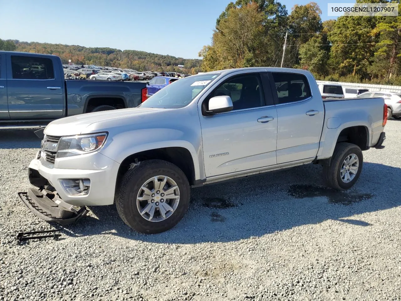 2020 Chevrolet Colorado Lt VIN: 1GCGSCEN2L1207907 Lot: 77137434