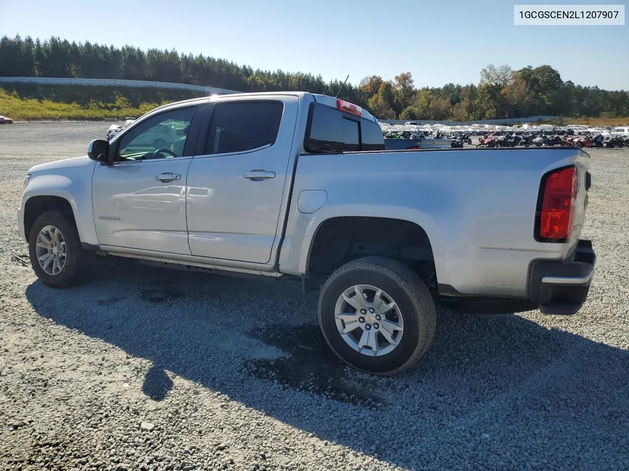 2020 Chevrolet Colorado Lt VIN: 1GCGSCEN2L1207907 Lot: 77137434