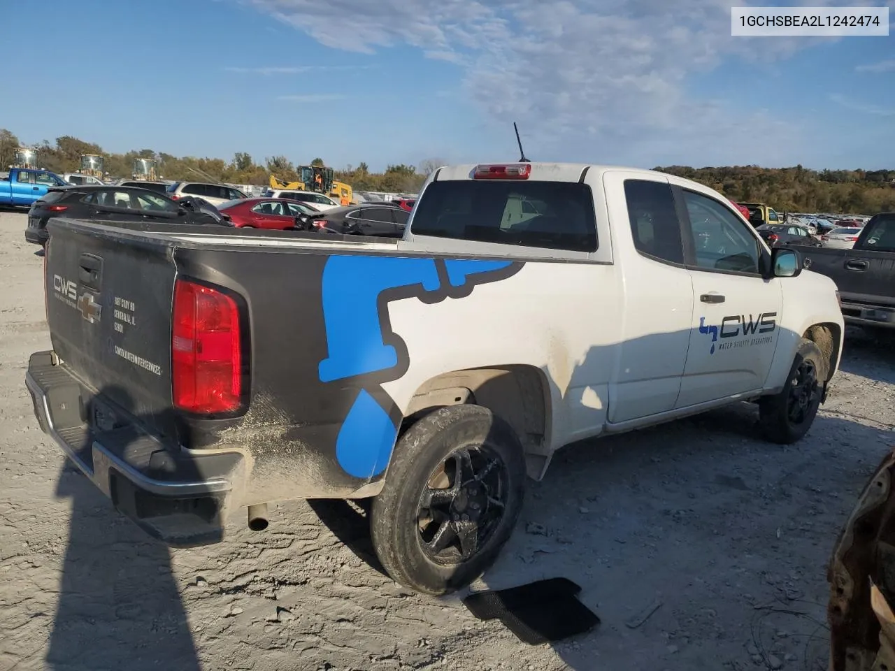 2020 Chevrolet Colorado VIN: 1GCHSBEA2L1242474 Lot: 77177344