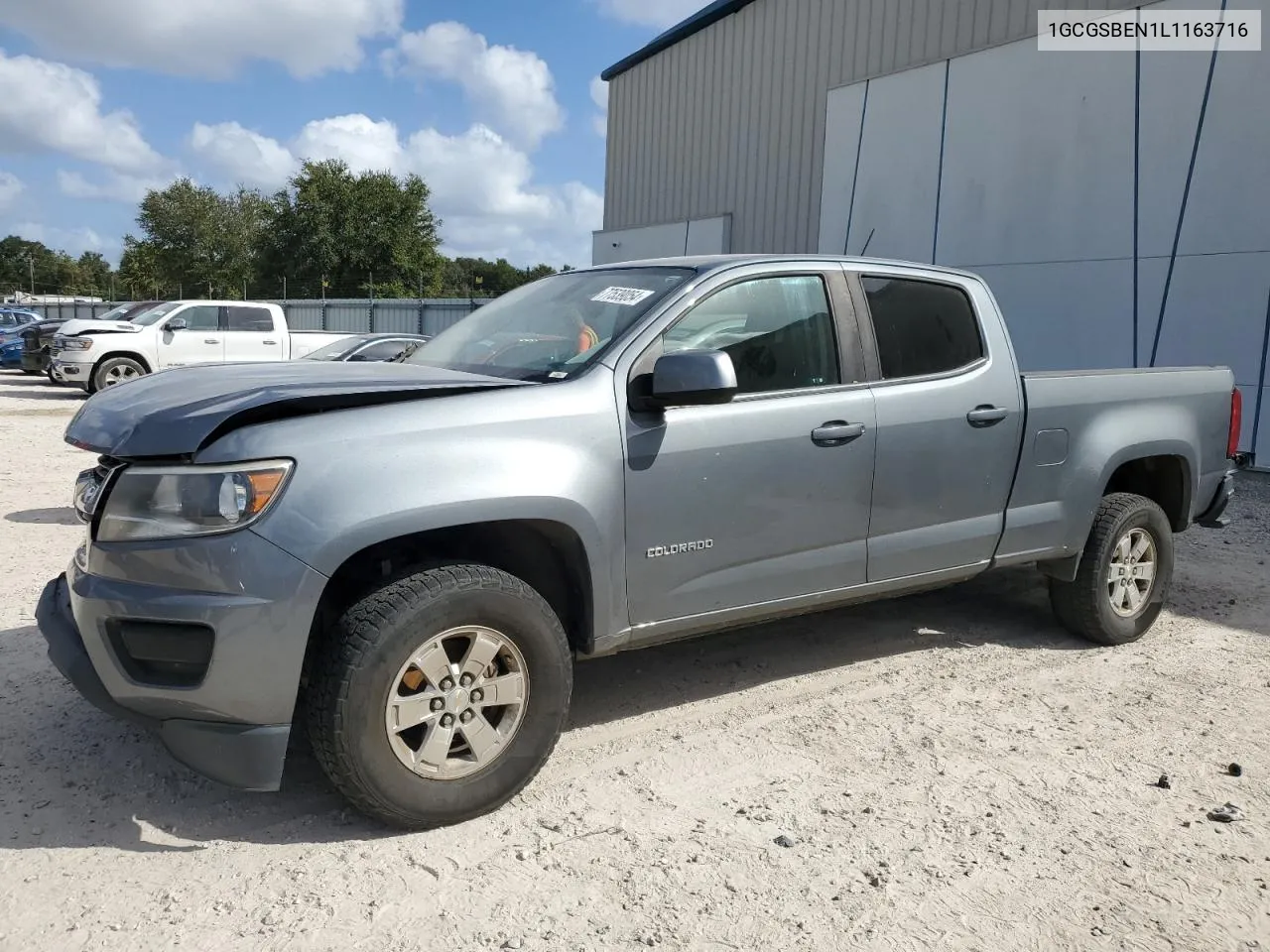 2020 Chevrolet Colorado VIN: 1GCGSBEN1L1163716 Lot: 77539054