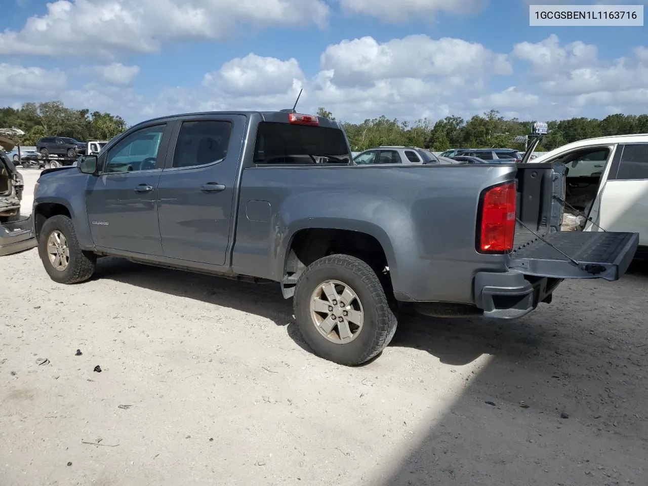 2020 Chevrolet Colorado VIN: 1GCGSBEN1L1163716 Lot: 77539054