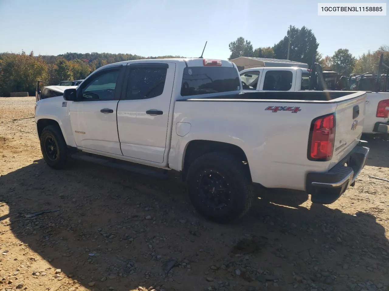 2020 Chevrolet Colorado VIN: 1GCGTBEN3L1158885 Lot: 77572554