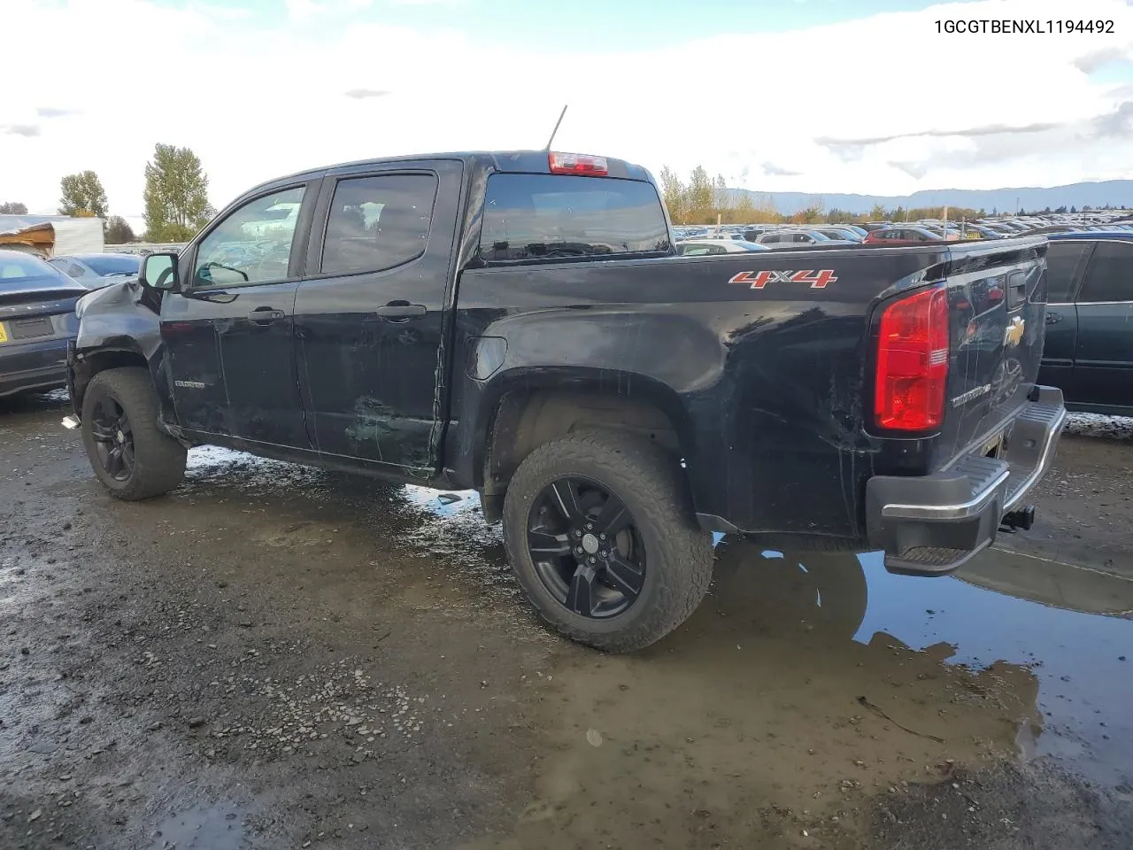 2020 Chevrolet Colorado VIN: 1GCGTBENXL1194492 Lot: 78346584