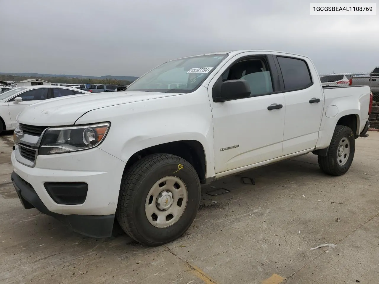 2020 Chevrolet Colorado VIN: 1GCGSBEA4L1108769 Lot: 78587794