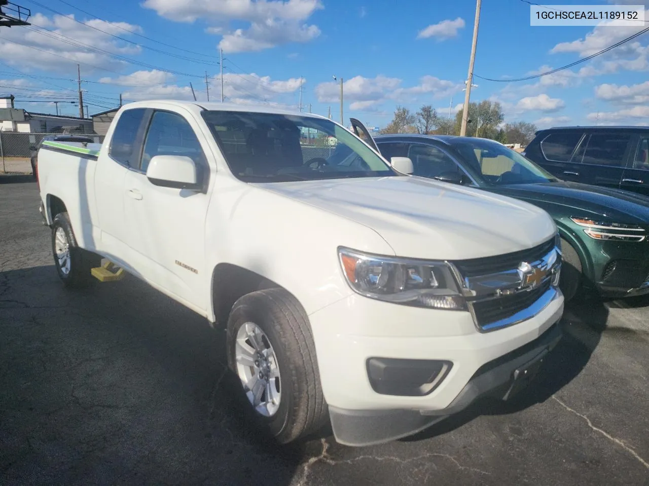 2020 Chevrolet Colorado L VIN: 1GCHSCEA2L1189152 Lot: 78928804