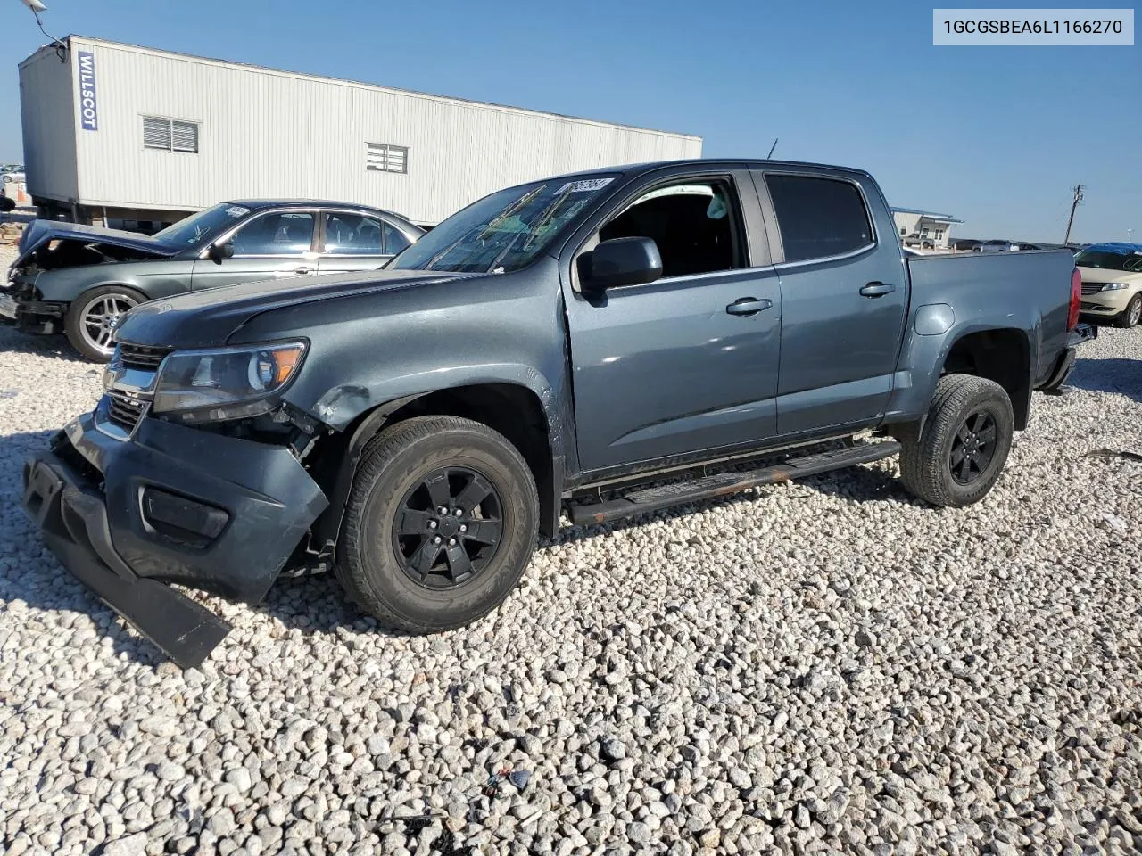 2020 Chevrolet Colorado VIN: 1GCGSBEA6L1166270 Lot: 79957954