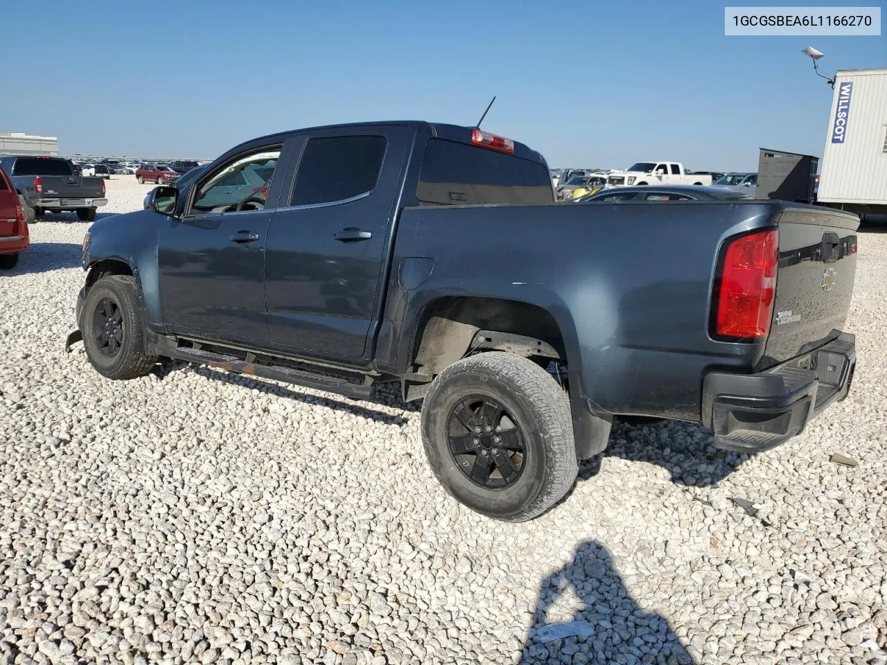 2020 Chevrolet Colorado VIN: 1GCGSBEA6L1166270 Lot: 79957954