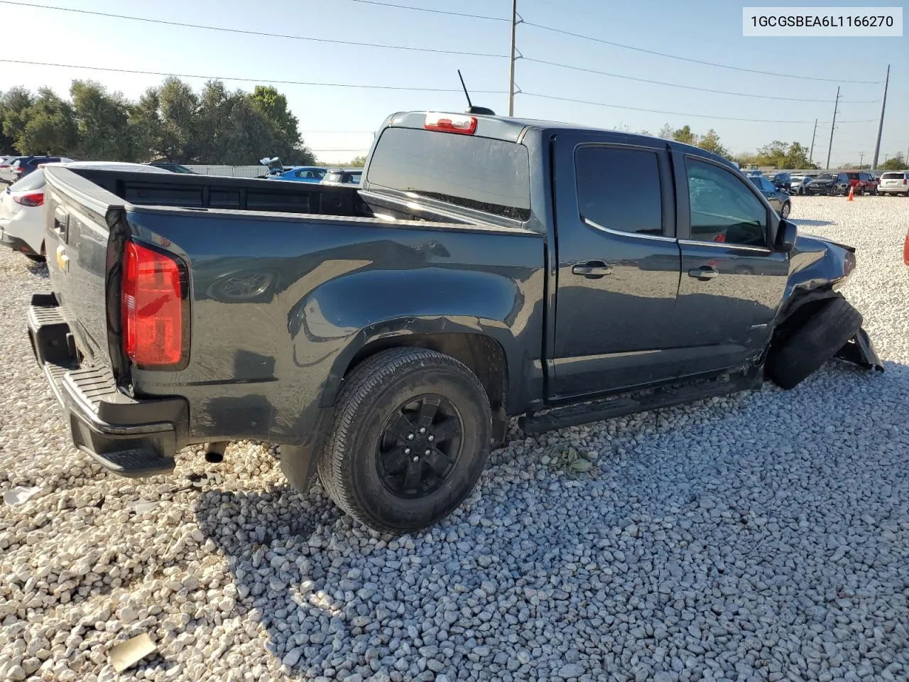 2020 Chevrolet Colorado VIN: 1GCGSBEA6L1166270 Lot: 79957954