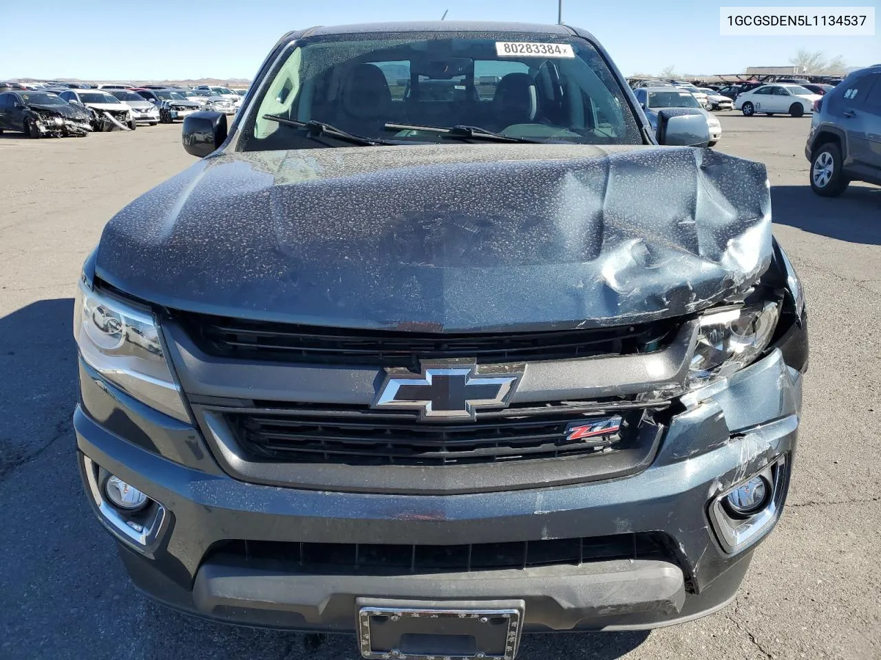 2020 Chevrolet Colorado Z71 VIN: 1GCGSDEN5L1134537 Lot: 80283384