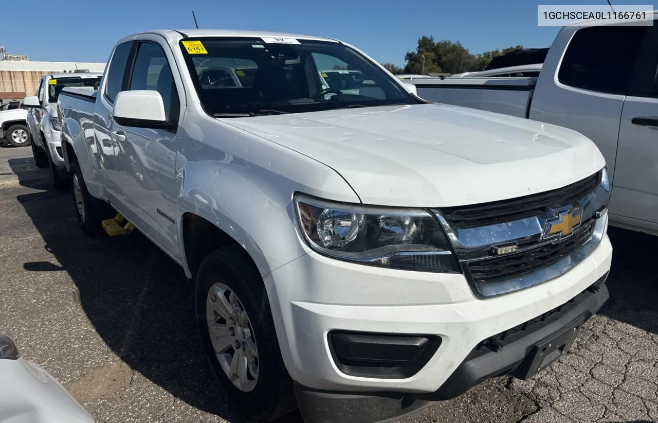 2020 Chevrolet Colorado Lt VIN: 1GCHSCEA0L1166761 Lot: 80894654