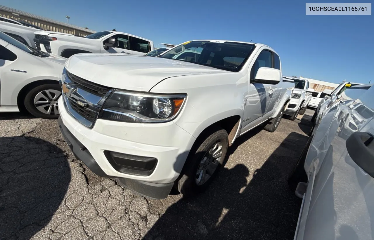 2020 Chevrolet Colorado Lt VIN: 1GCHSCEA0L1166761 Lot: 80894654