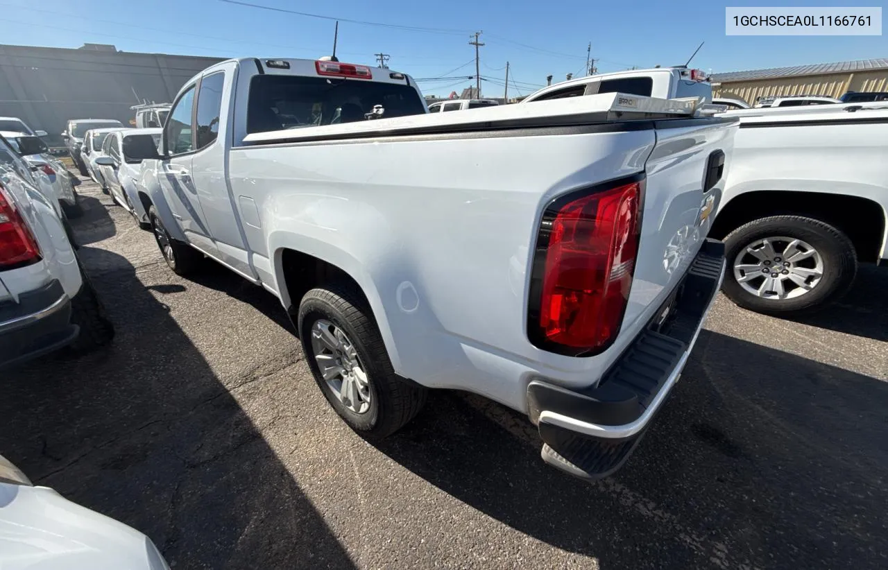 2020 Chevrolet Colorado Lt VIN: 1GCHSCEA0L1166761 Lot: 80894654