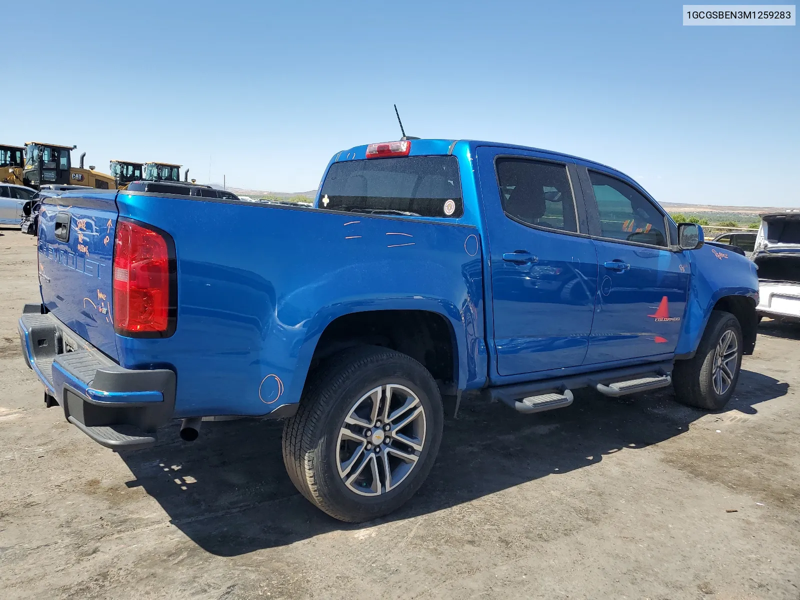 2021 Chevrolet Colorado VIN: 1GCGSBEN3M1259283 Lot: 55396574