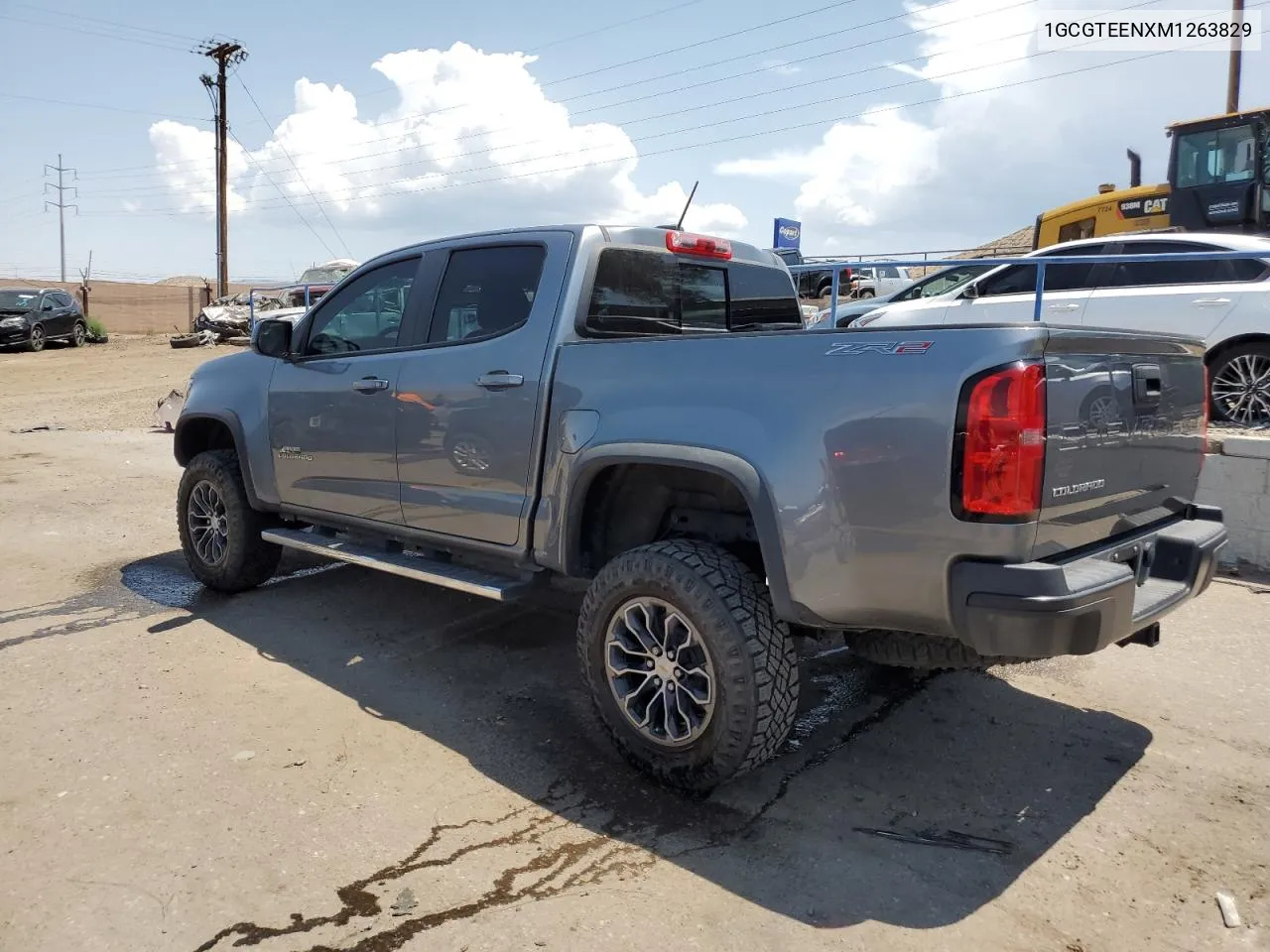 2021 Chevrolet Colorado Zr2 VIN: 1GCGTEENXM1263829 Lot: 60661684