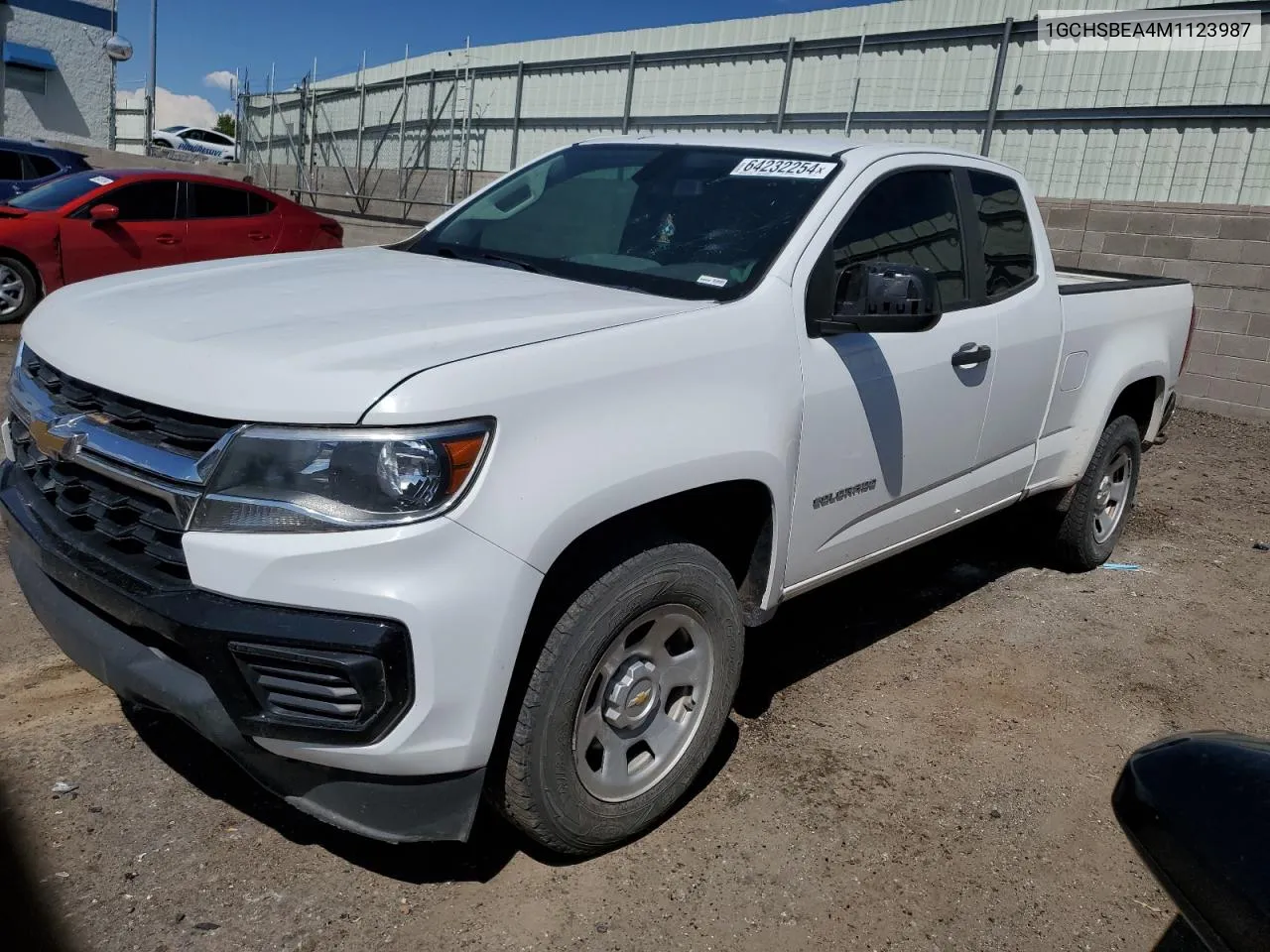 2021 Chevrolet Colorado VIN: 1GCHSBEA4M1123987 Lot: 64232254