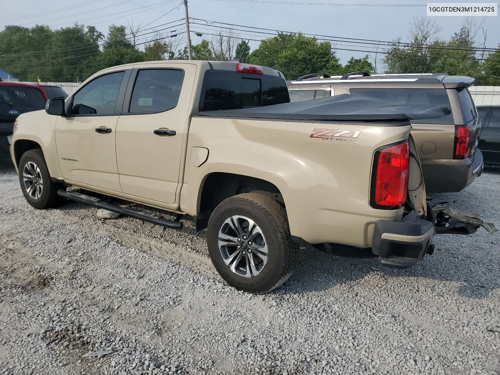 2021 Chevrolet Colorado Z71 VIN: 1GCGTDEN3M1214725 Lot: 64699254