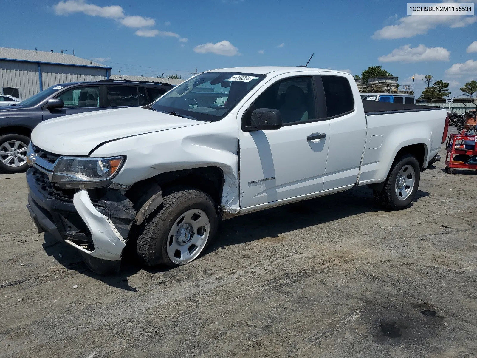 2021 Chevrolet Colorado VIN: 1GCHSBEN2M1155534 Lot: 65163364