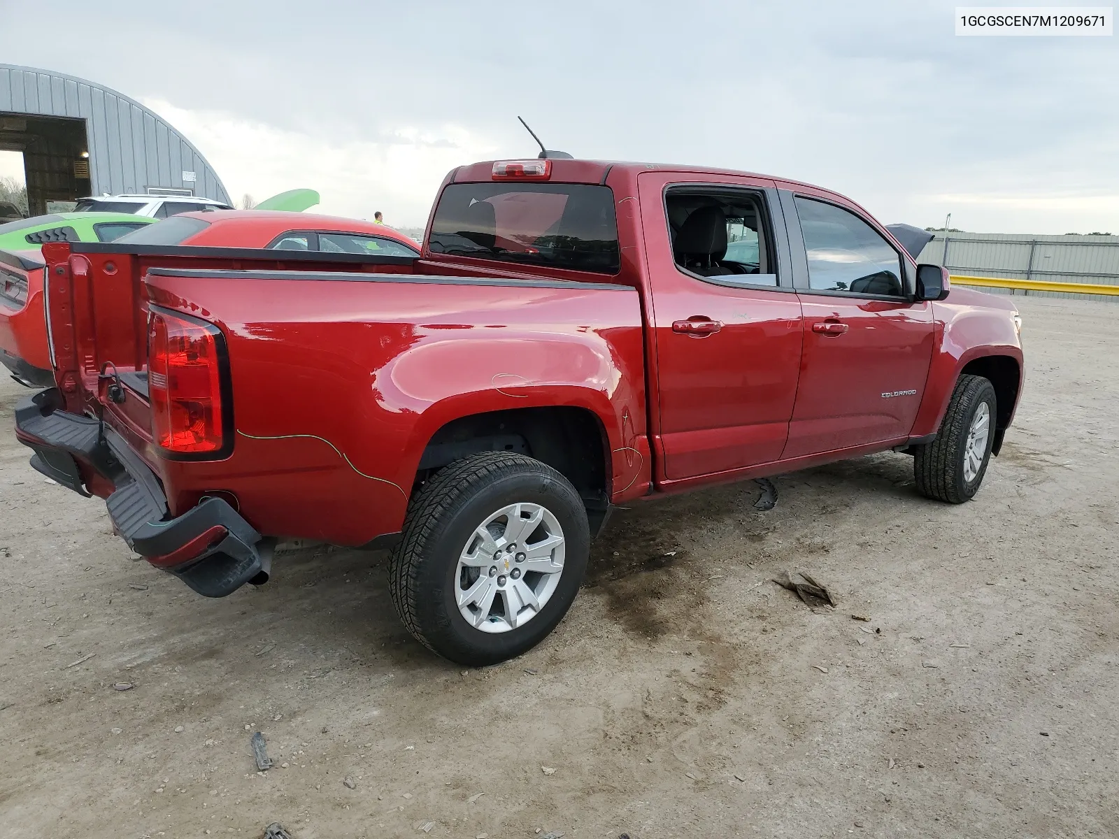 2021 Chevrolet Colorado Lt VIN: 1GCGSCEN7M1209671 Lot: 65425804