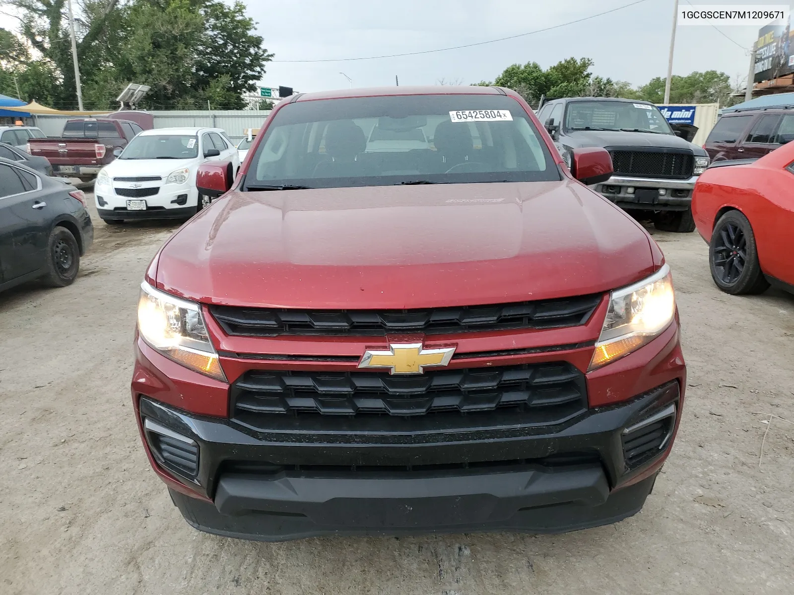 2021 Chevrolet Colorado Lt VIN: 1GCGSCEN7M1209671 Lot: 65425804