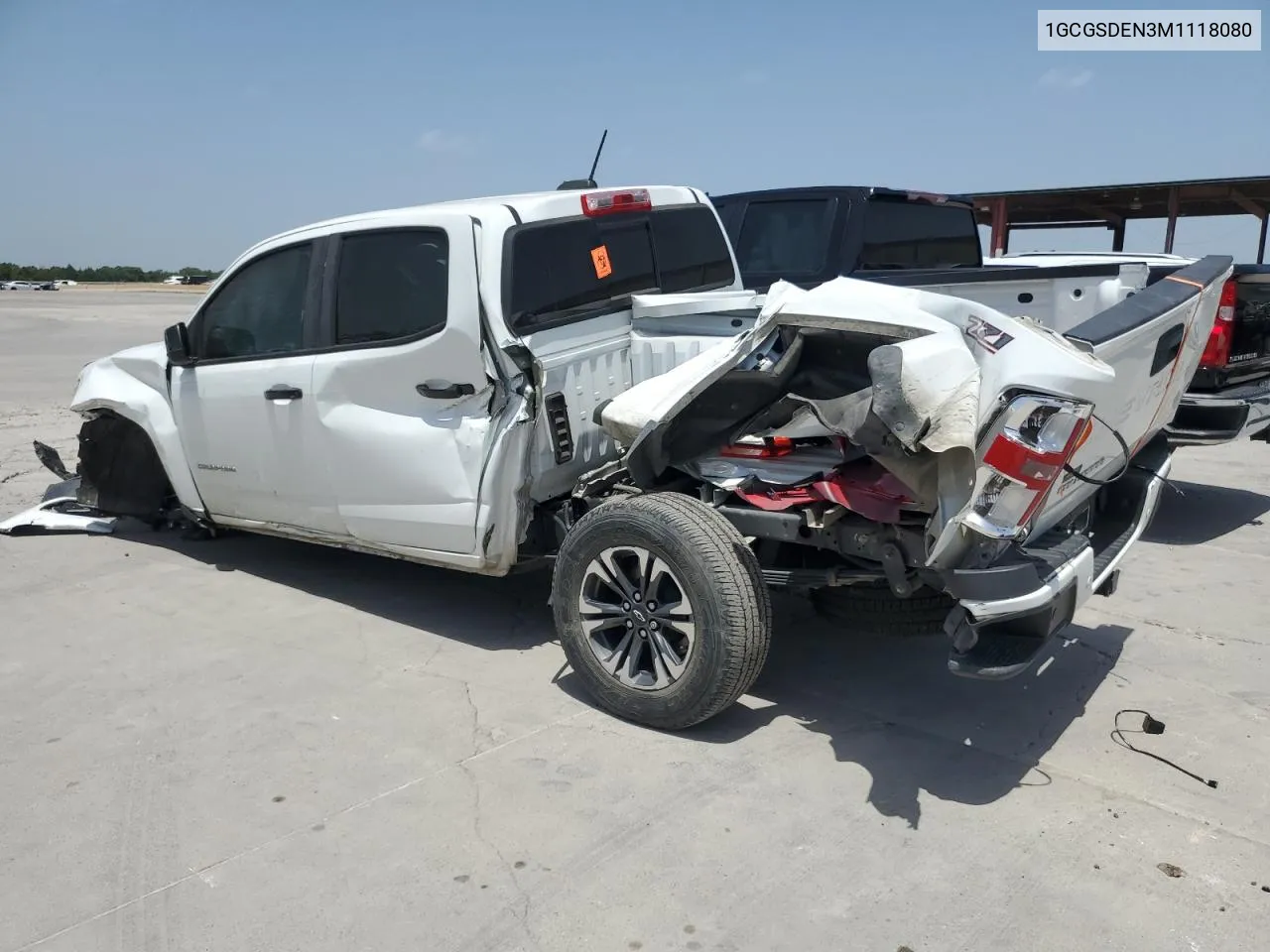 2021 Chevrolet Colorado Z71 VIN: 1GCGSDEN3M1118080 Lot: 65652304