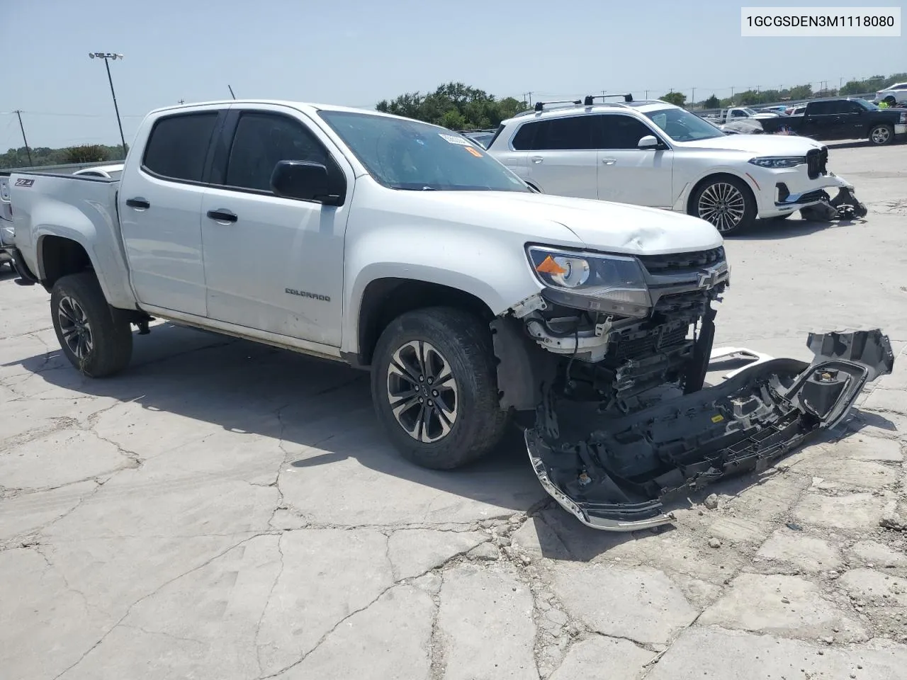 2021 Chevrolet Colorado Z71 VIN: 1GCGSDEN3M1118080 Lot: 65652304