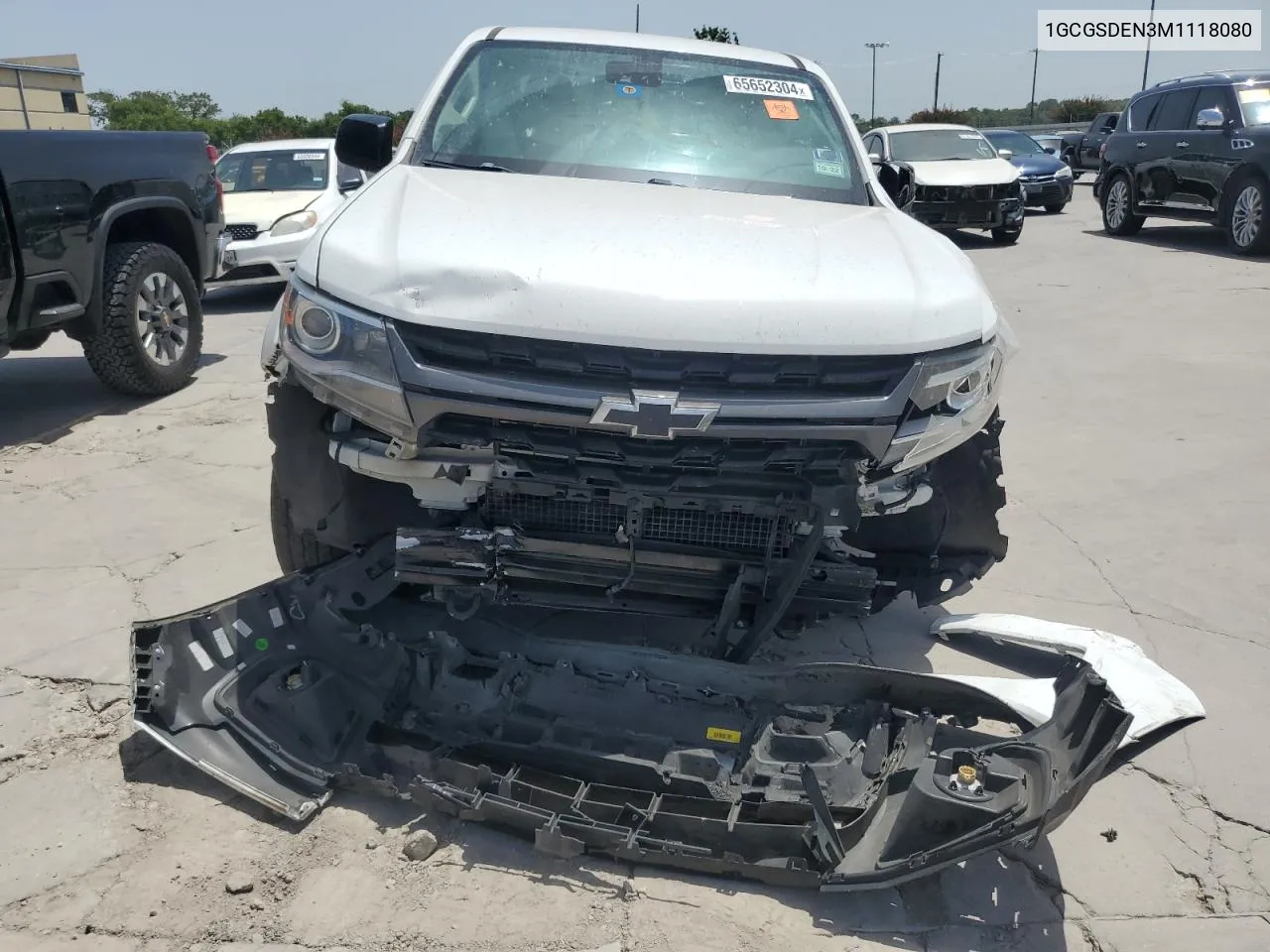 2021 Chevrolet Colorado Z71 VIN: 1GCGSDEN3M1118080 Lot: 65652304