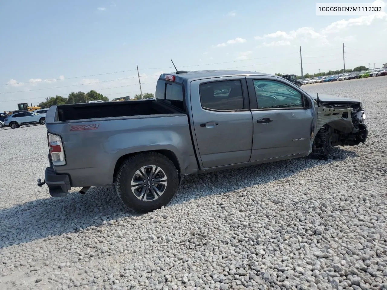 2021 Chevrolet Colorado Z71 VIN: 1GCGSDEN7M1112332 Lot: 66034124