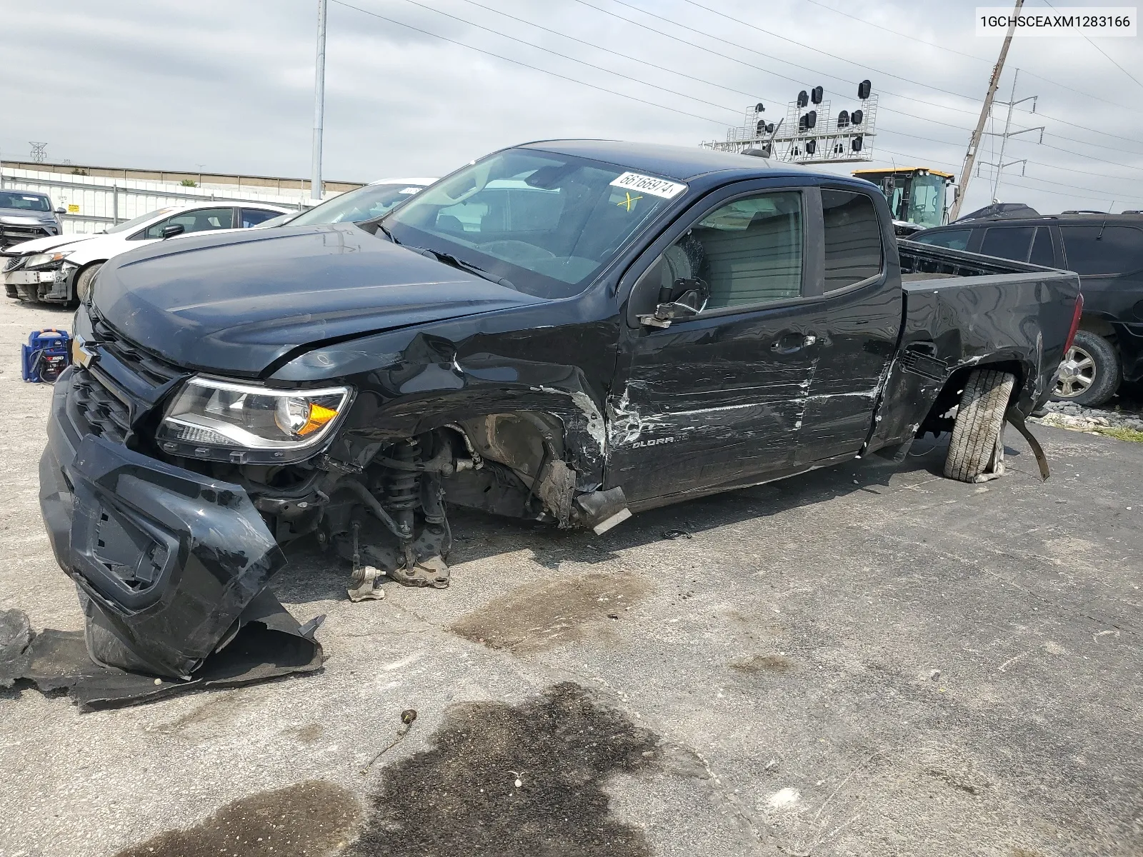 2021 Chevrolet Colorado Lt VIN: 1GCHSCEAXM1283166 Lot: 66166974