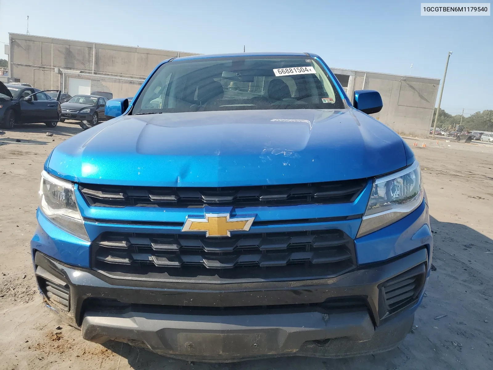 2021 Chevrolet Colorado VIN: 1GCGTBEN6M1179540 Lot: 66881504