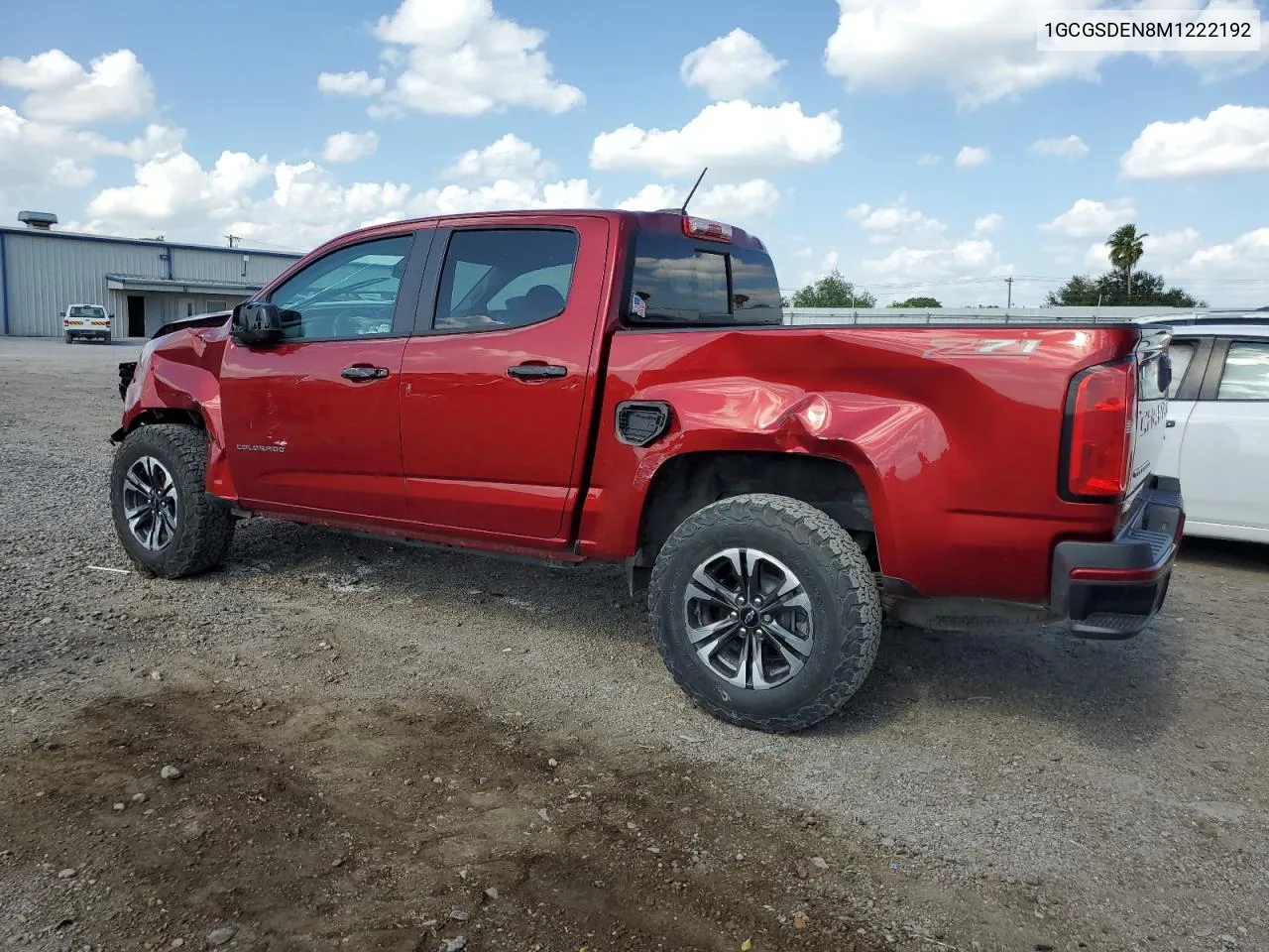 2021 Chevrolet Colorado Z71 VIN: 1GCGSDEN8M1222192 Lot: 67338574