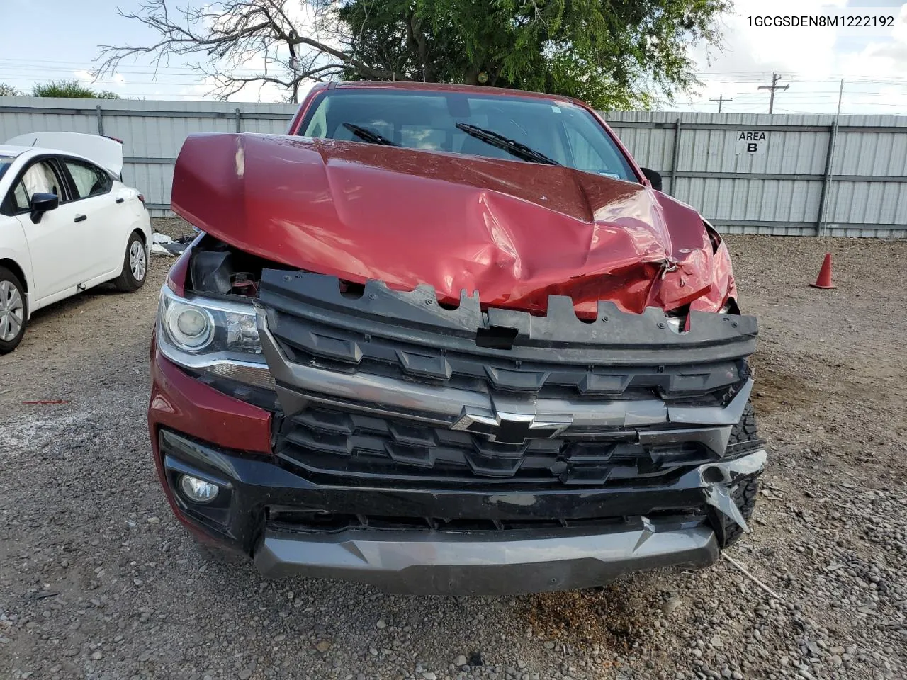 2021 Chevrolet Colorado Z71 VIN: 1GCGSDEN8M1222192 Lot: 67338574