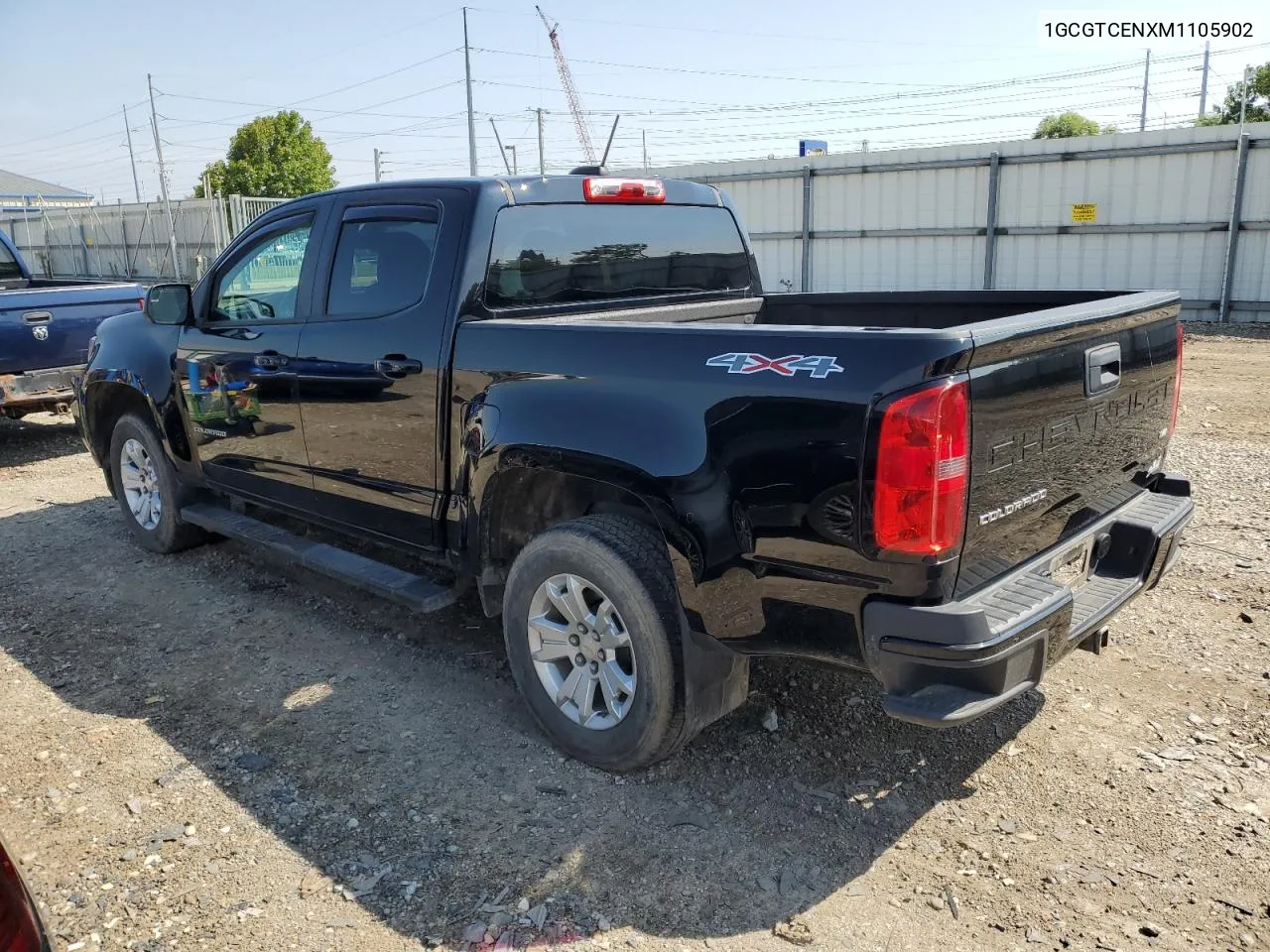 1GCGTCENXM1105902 2021 Chevrolet Colorado Lt