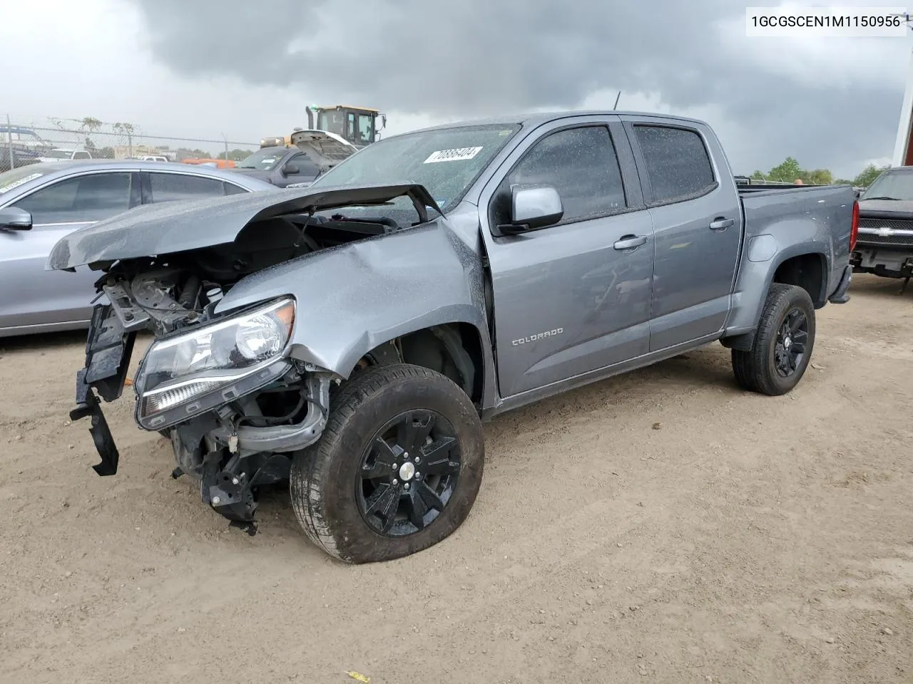 2021 Chevrolet Colorado Lt VIN: 1GCGSCEN1M1150956 Lot: 70886404