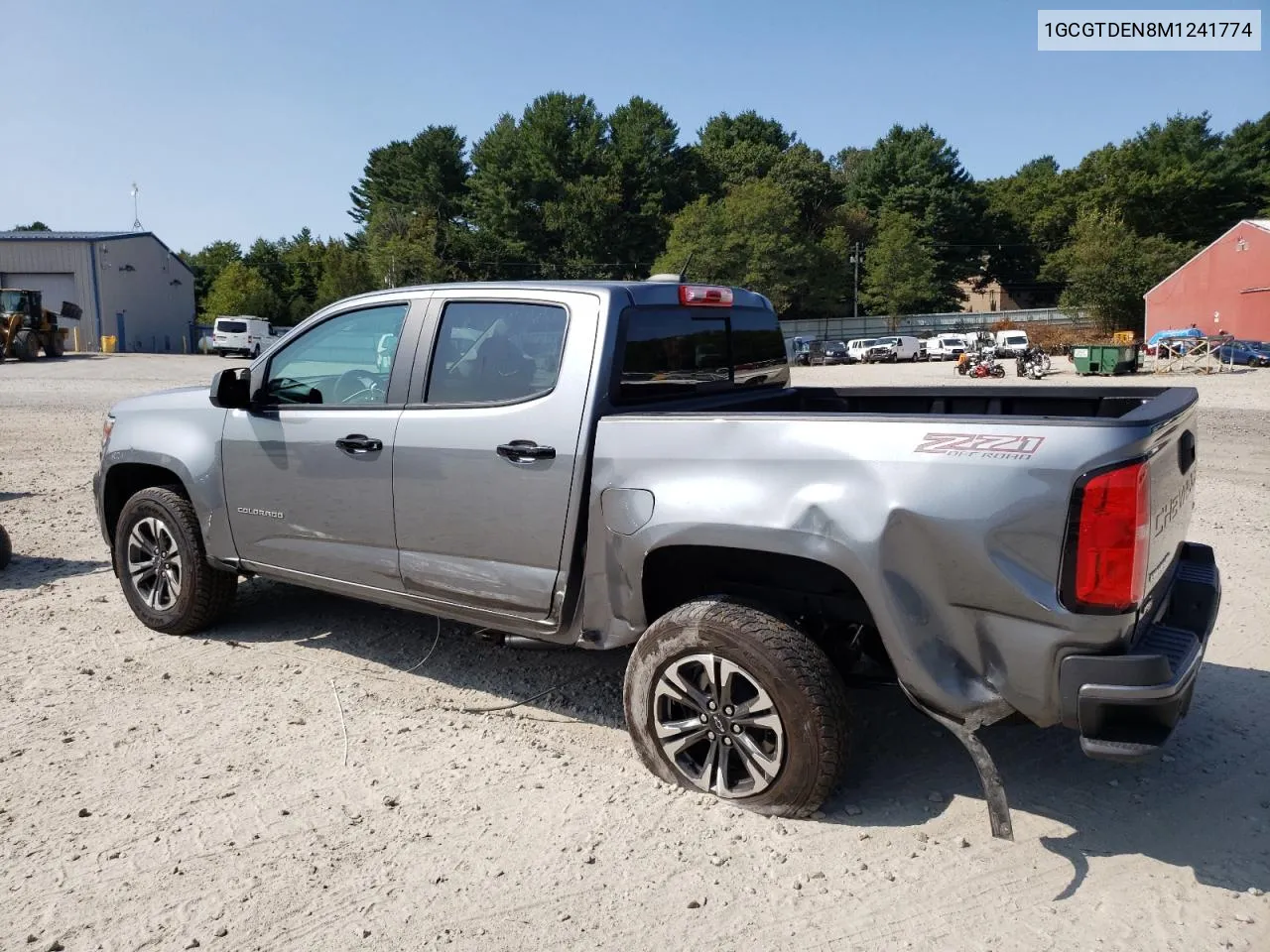 2021 Chevrolet Colorado Z71 VIN: 1GCGTDEN8M1241774 Lot: 71227364